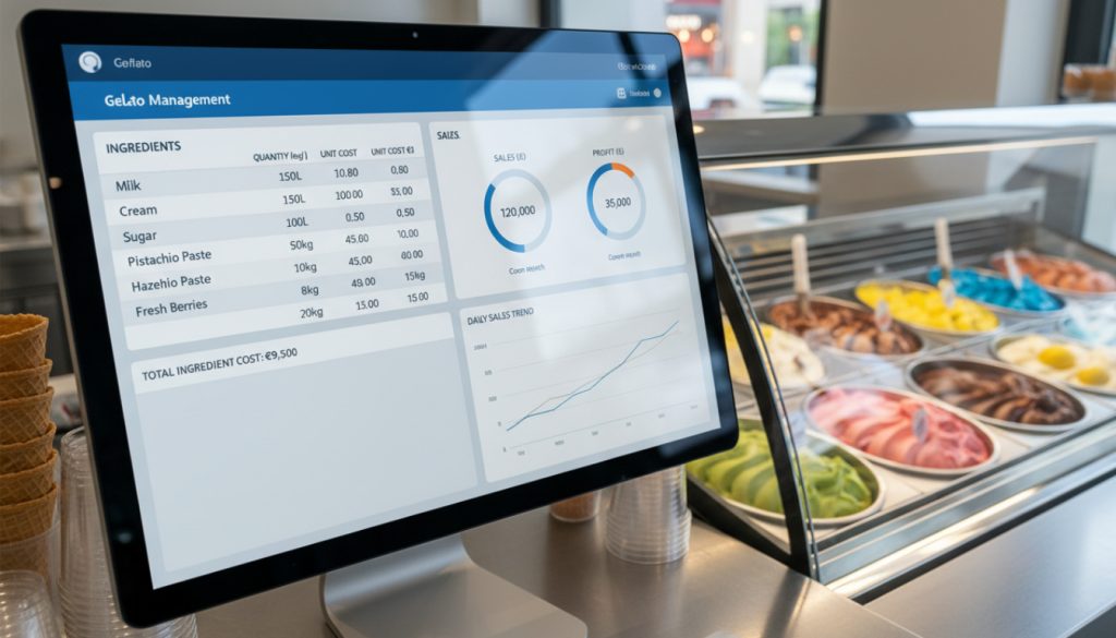 gestionale gelateria controllo ingredienti